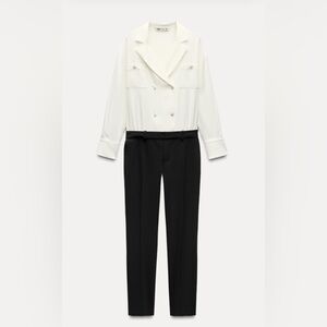 Nwt- zara- COMBINATION JUMPSUIT ZW COLLECTION -M
